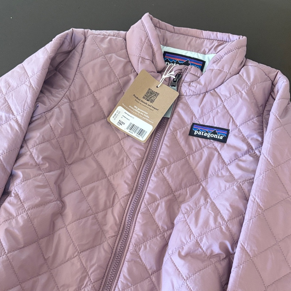 Patagonia Quilted Jacket in Soft Lavender